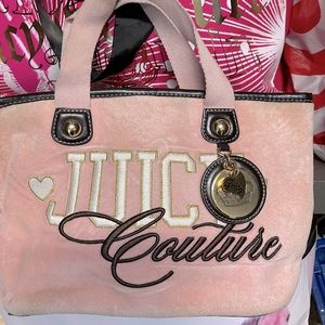 Authentic Juicy Couture soft pink Tote